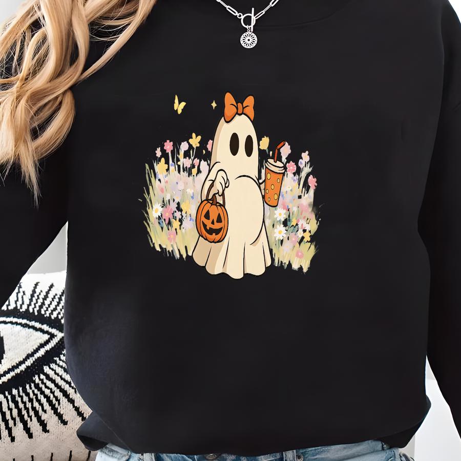 Halloween Maternity Shirt, Growing A Little Boo, Funny Pregnancy Announcement 2025 Shirt, Spooky Pregnant Costume, New Mommy Sweatshirt