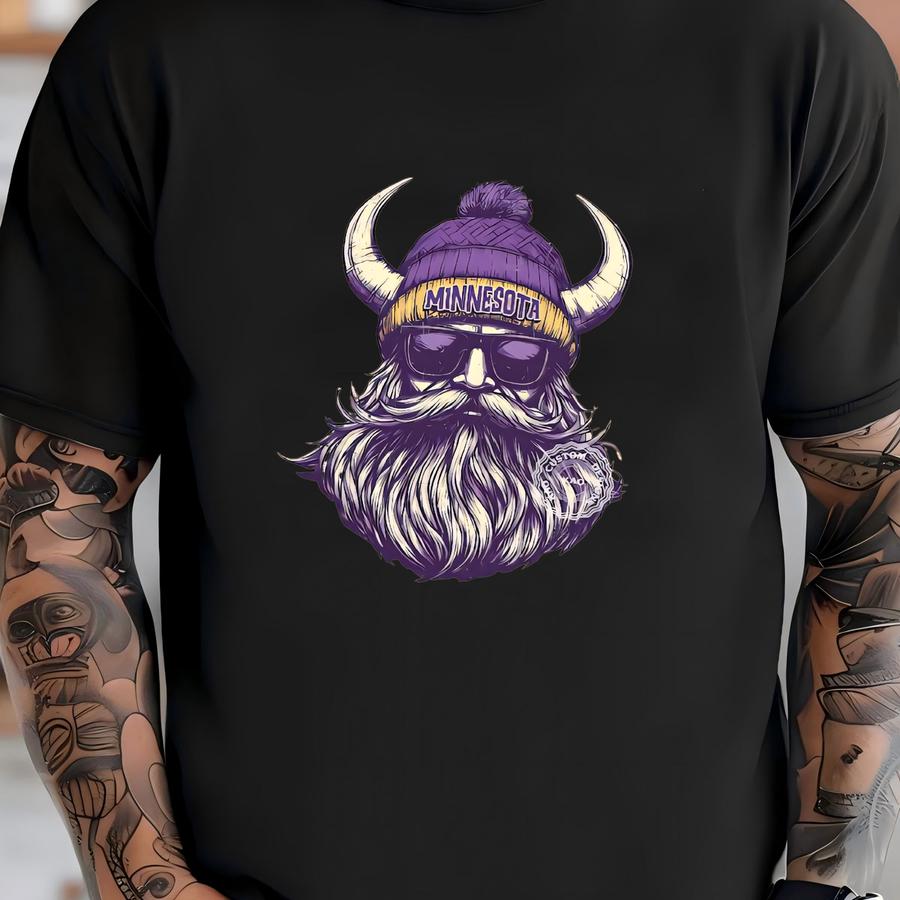 Minnesota Football Sweatshirt, Viking Mascot Crewneck, Game Day Spirit Shirt T-shirt