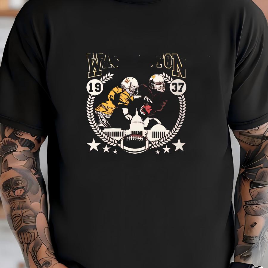 Vintage Washington Football Hoodie: Retro Dc Sports Fan Gift T-shirt