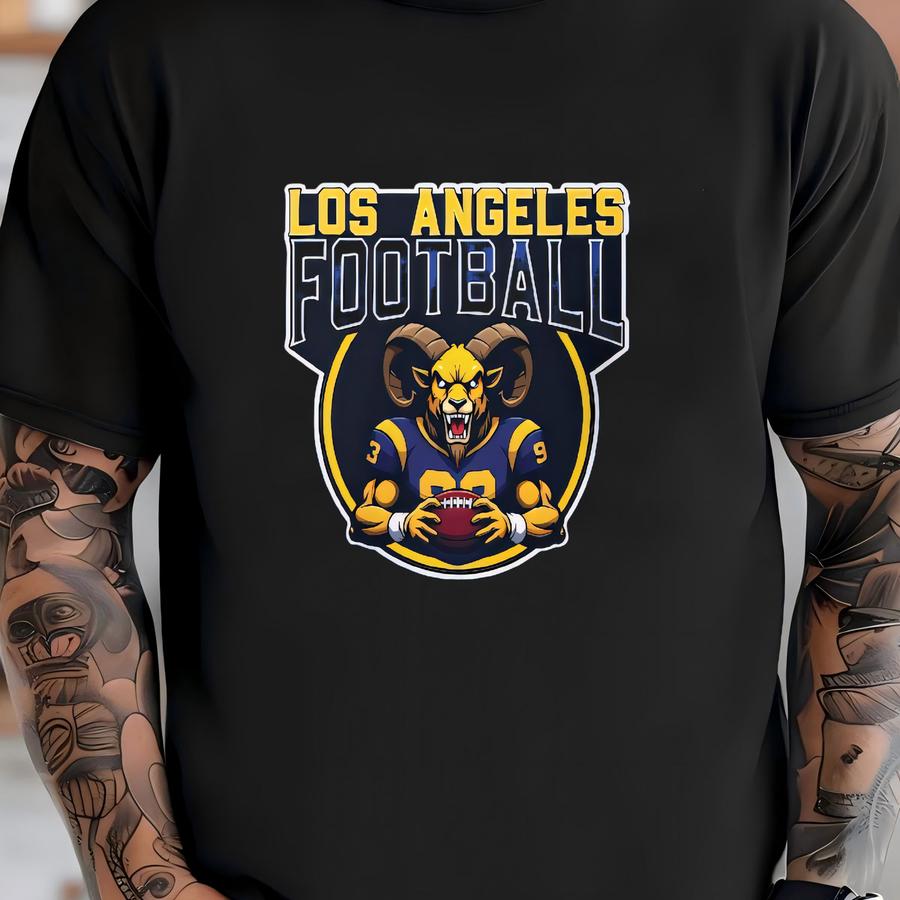 Vintage Los Angeles Football Hoodie: Retro La Sports Fan Gift T-shirt