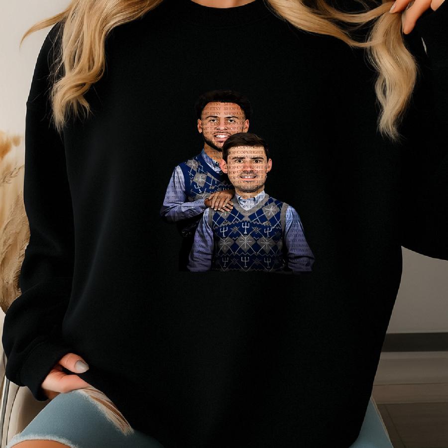 Daniel Jones Michael Pittman Jr Apolis Football T-shirt, Step Brothers Football Shirt, Funny Ugly Christmas Sweater Shirt, Colts Tee Sweatshirt