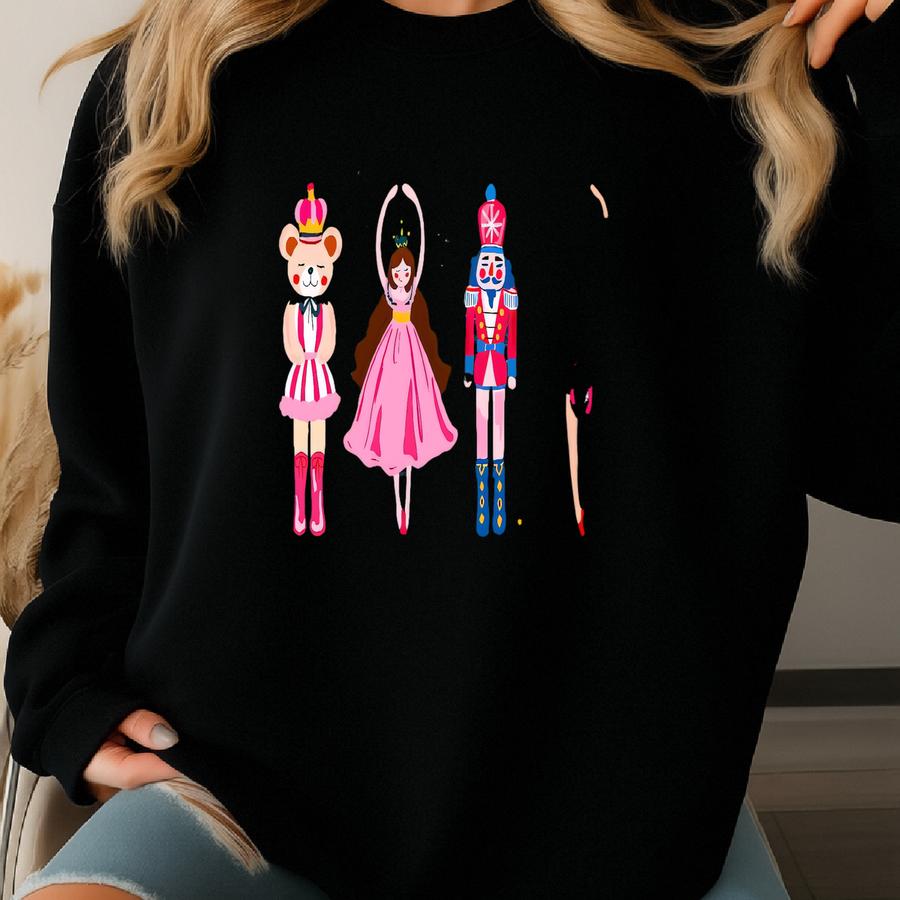 ® Shirt, Preppy Tis The Season Nutcracker Ballet Shirt, Ballet Dancer Shirt, Christmas Ballet Tee, Christmas Nutcracker, Xmas Sweatshirt
