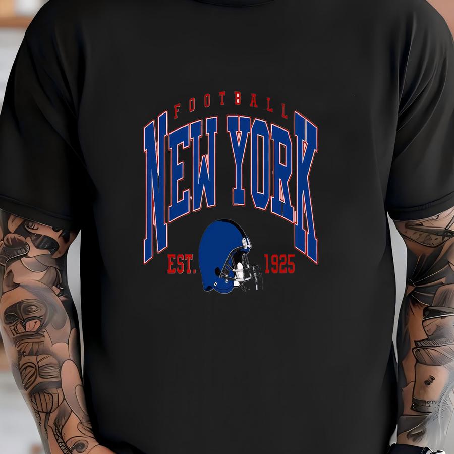 New York Football Shirt: Unisex Game Day Tee T-shirt