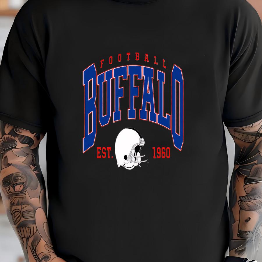 Buffalo Football Shirt: Unisex Buffalo Crewneck, Game Day Tee T-shirt