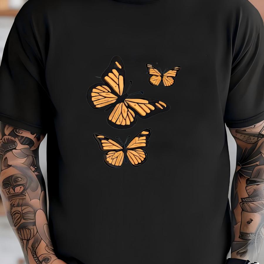 Butterfly ® Tee, Butterfly Shirt, Minimalist Shirt, Tee, Shirt, Custom Shirt, Retro Shirt T-shirt
