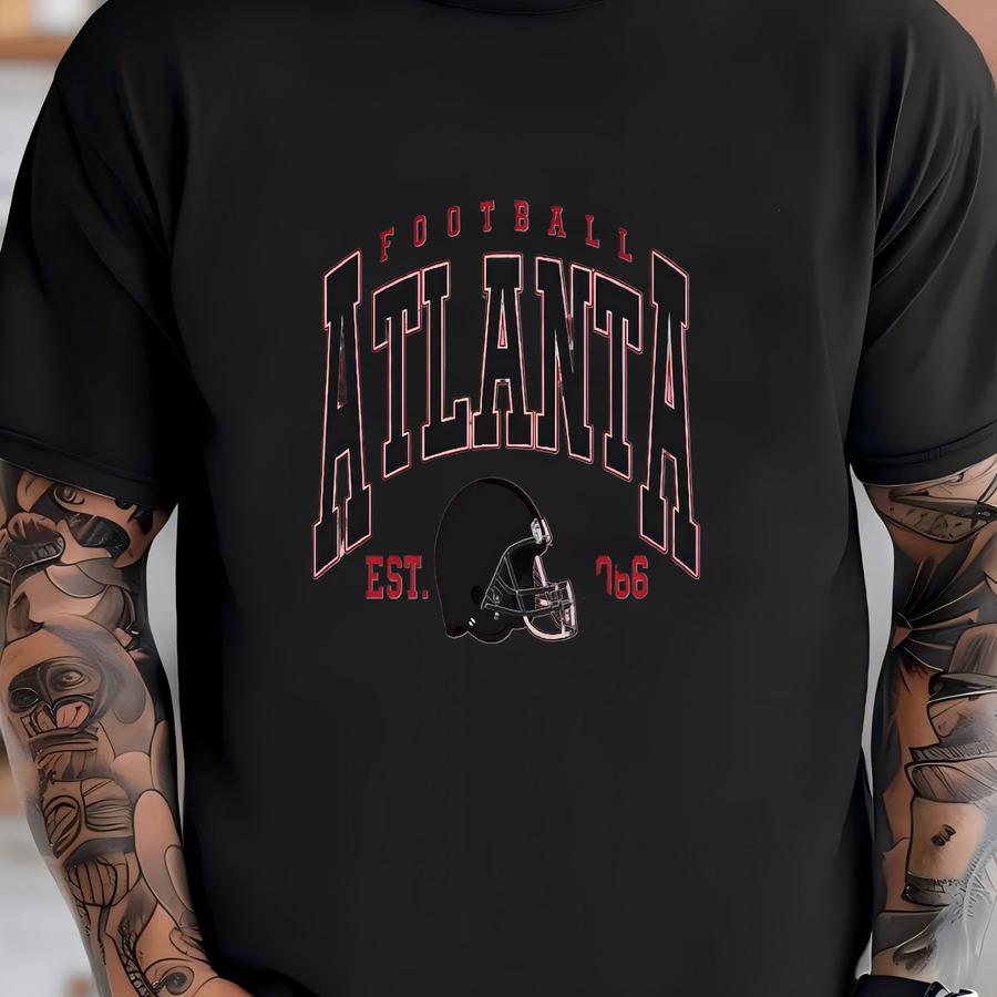 Atlanta Football Shirt: Sunday Crewneck Sweatshirt, Retro Game Day Tee T-shirt