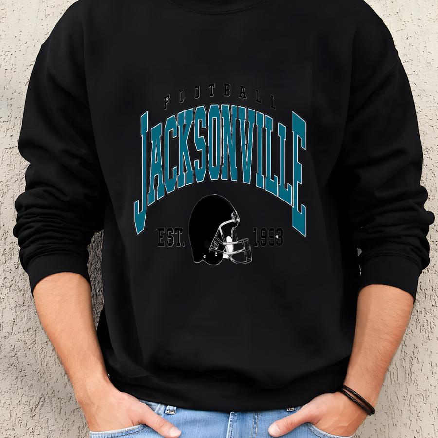 Jacksonville Football Shirt: Unisex Jacksonville Crewneck, Game Day Tee Sweatshirt