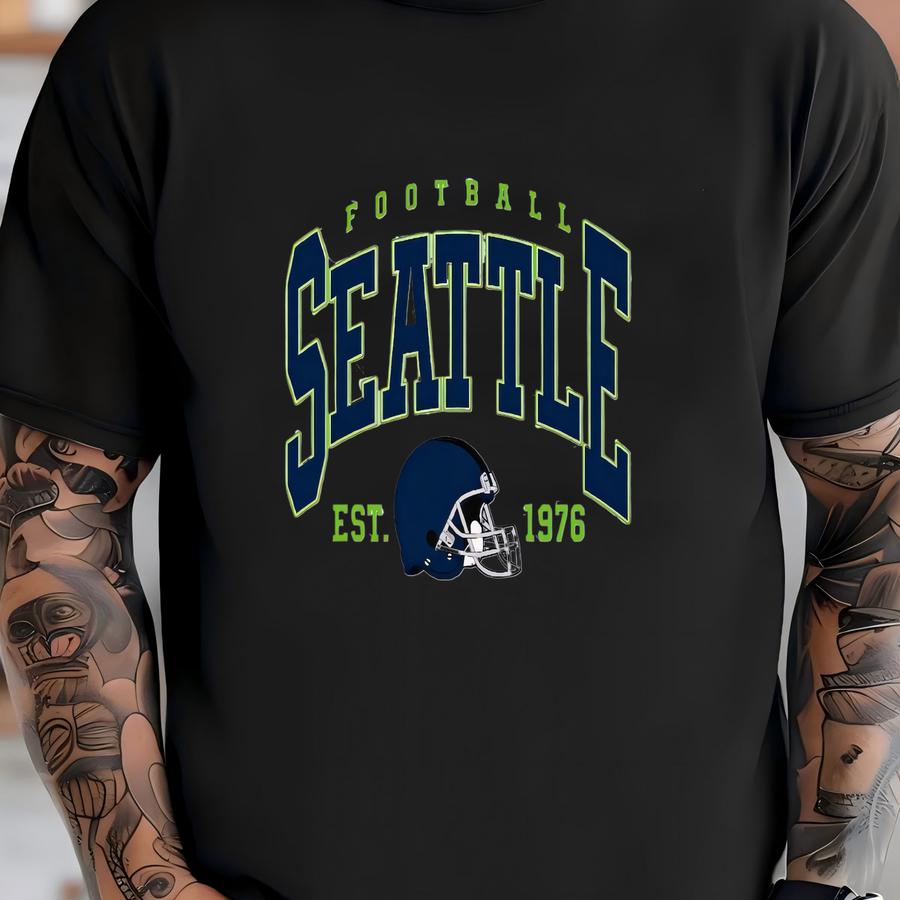 Seattle Football Sweatshirt, Retro Game Day Shirt T-shirt