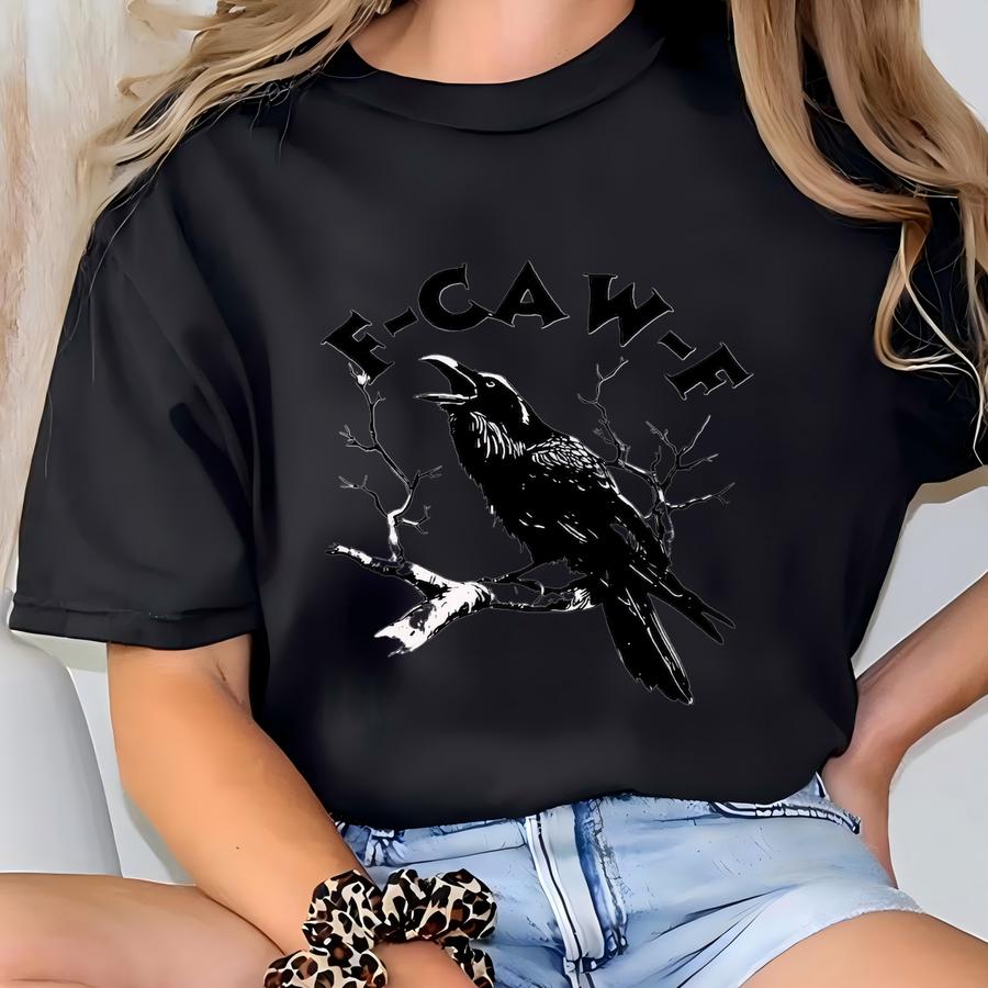 Funny Black Bird Hoodie: Sarcastic Crow Raven Lover Tee T-shirt