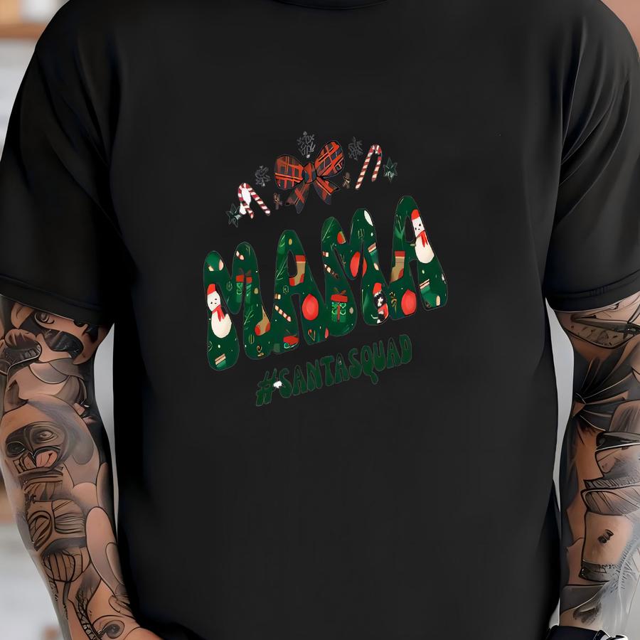 Santa Christmas Tee: Family Matching Xmas Shirts T-shirt