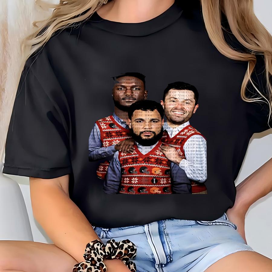 Baker Mayfield Mike Evans Chris Godwin Tampa Bay Football Hoodie, Step Brothers Football Shirt, Funny Ugly Christmas Sweater Shirt, Bucs T-shirt