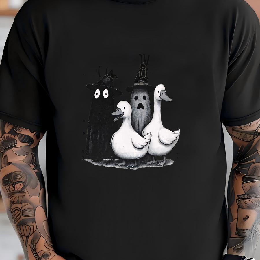 Spooky Duck Coven Hoodie / Sweatshirt: Funny Halloween Witch Tee T-shirt