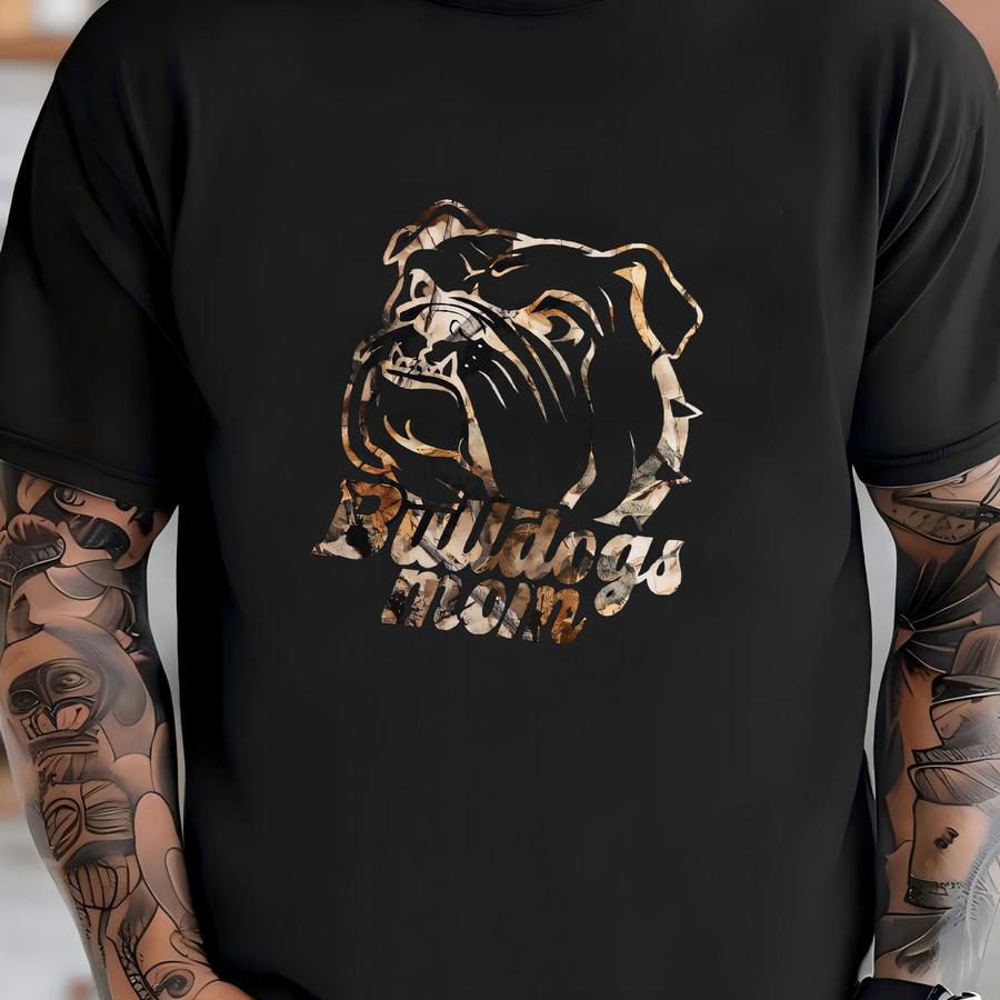 Bulldogs Mom Hoodie / Sweatshirt: Tee, Team Spirit Apparel T-shirt