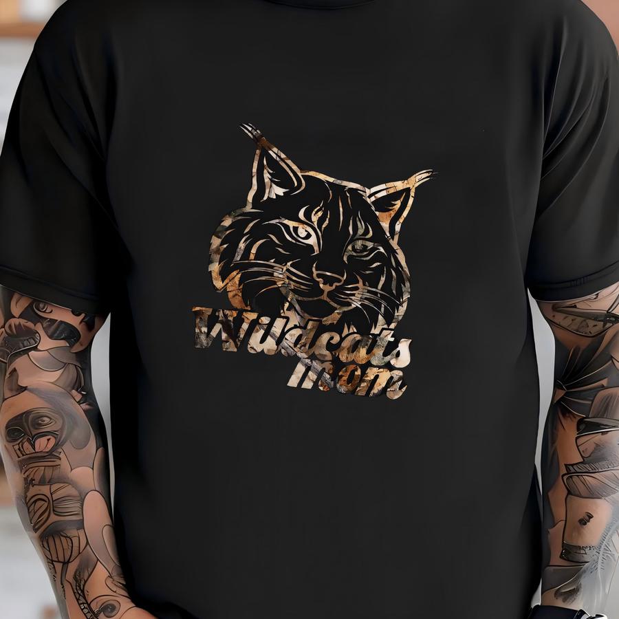 Wildcats Mom Hoodie / Sweatshirt: Tee Game Day Tee - College Team Spirit T-shirt