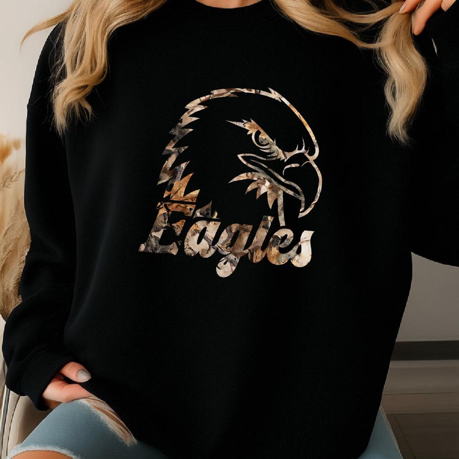 Eagles Camo T-shirt / Sweatshirt: Game Day Football Tee Sweatshirt
