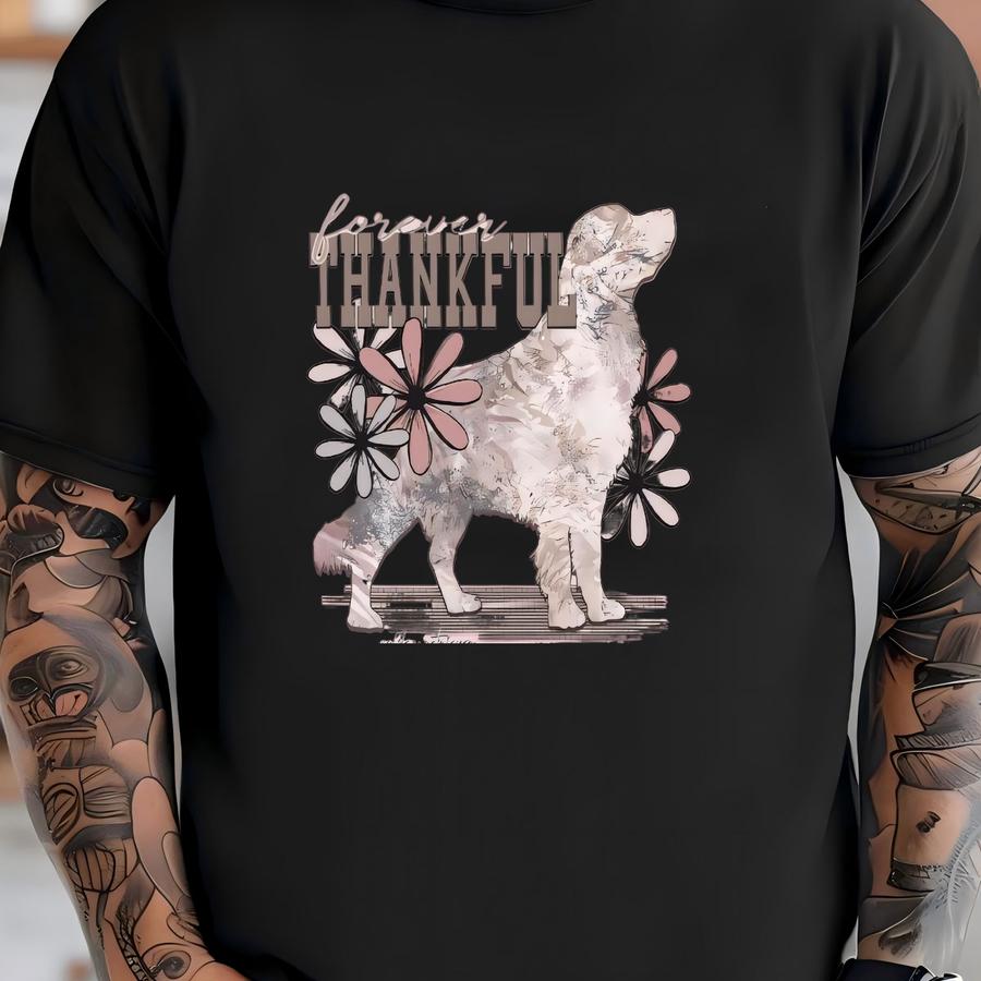 Golden Retriever Floral Hoodie / Sweatshirt: Dog Lover Gift T-shirt