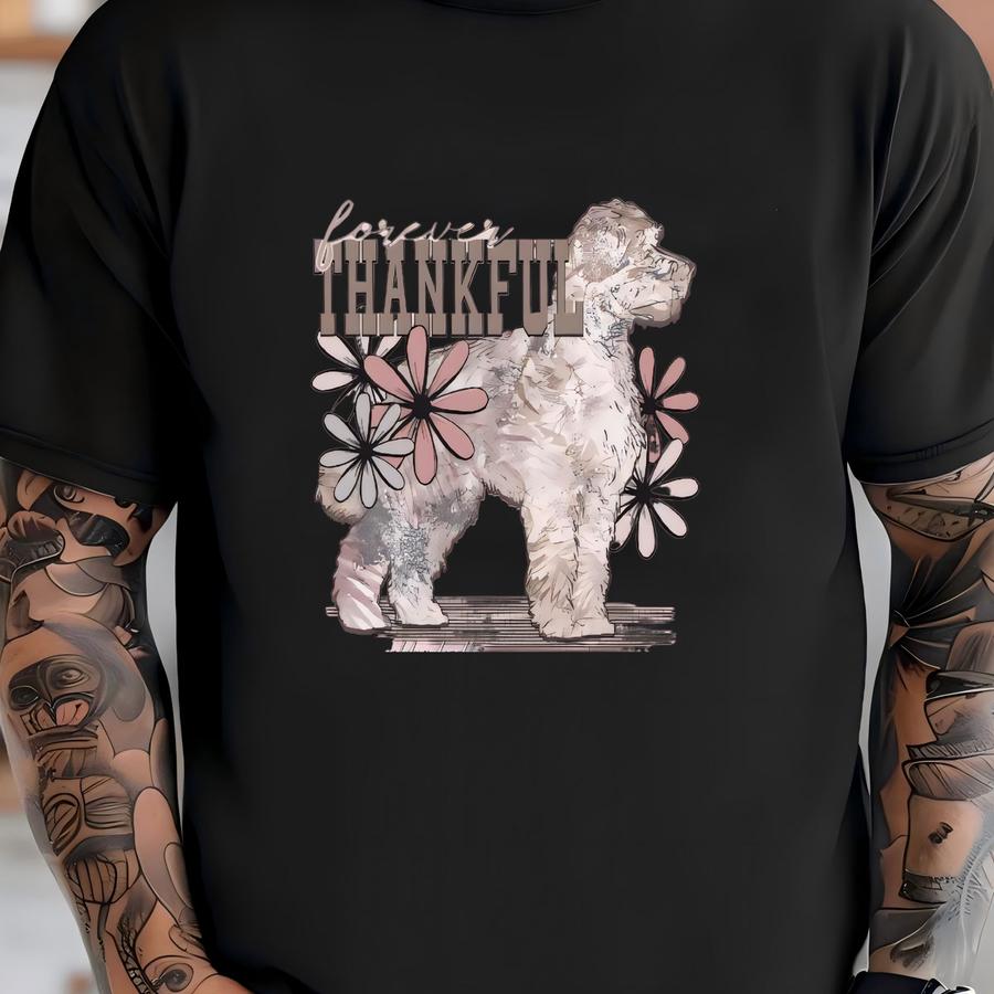 Floral Goldendoodle Hoodie / Sweatshirt:  T-shirt