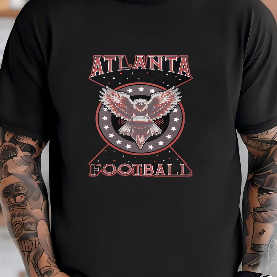 Vintage Atlanta Football Hoodie: Retro Atl Fan Gift T-shirt