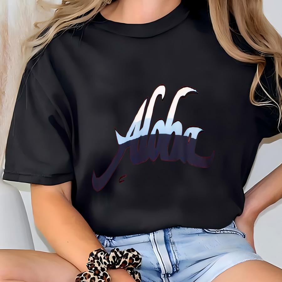 Vintage 90s Aloha Australia Surfboards Sweatshirt Medium Aloha Surfboarding Printed Crewneck Surfing Ocean Wave Beach Surf Wear Sweater M T-shirt