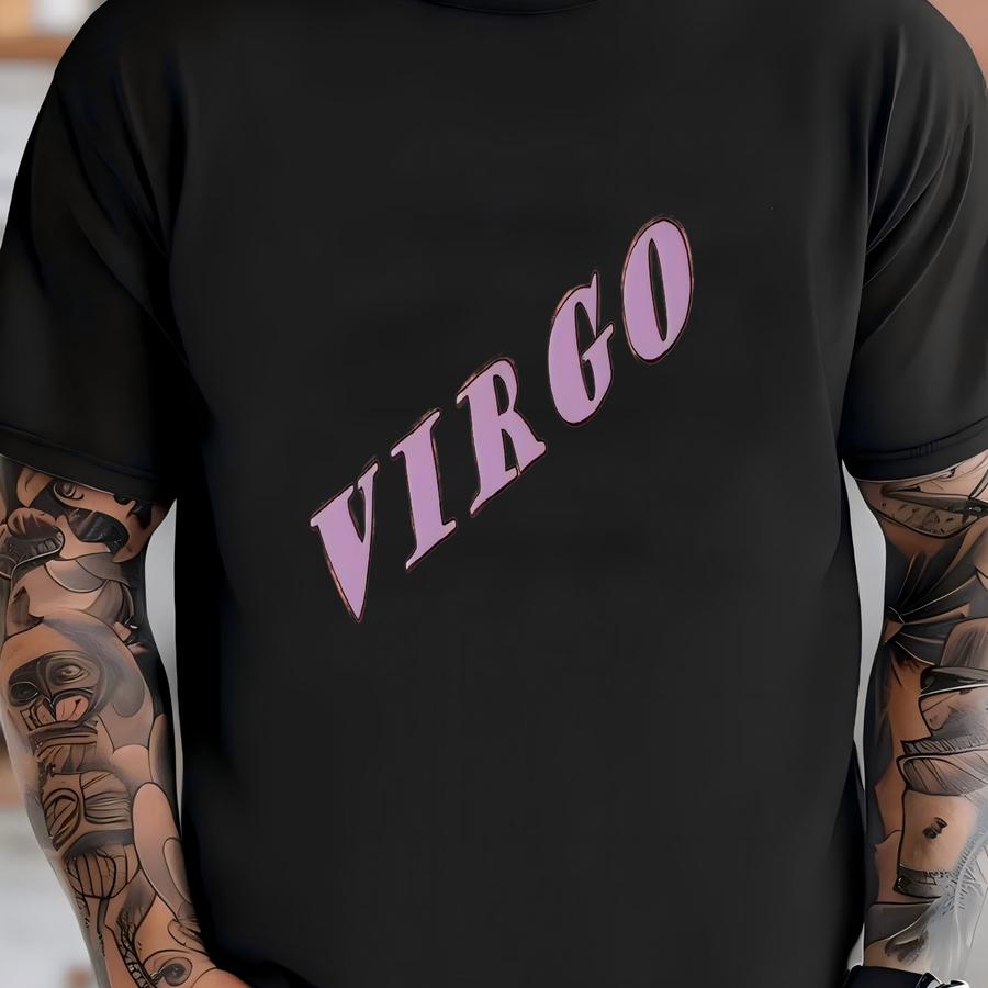 Personalized Virgo Notebook: Peach Lavender, 118 Ruled Pages (6x8) T-shirt