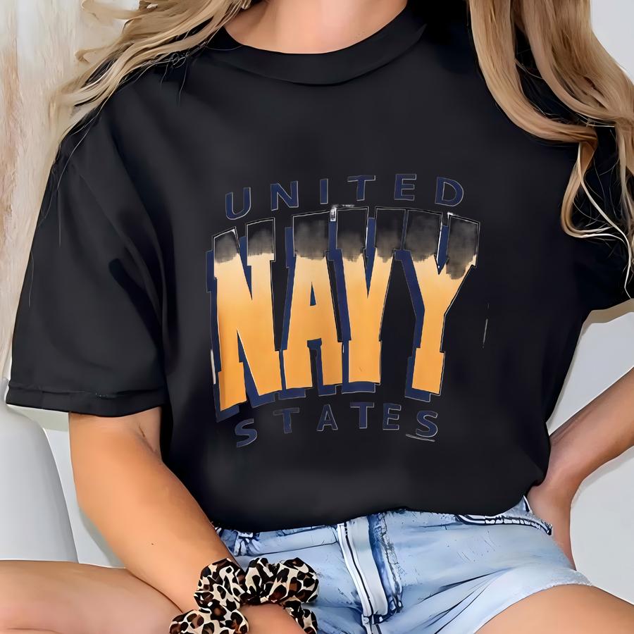 Vintage United States Navy White Sweatshirt Navy Usn Navy Printed Jumper Military Us Naval Academy Crewneck Navy Alumni Sweater Xl T-shirt