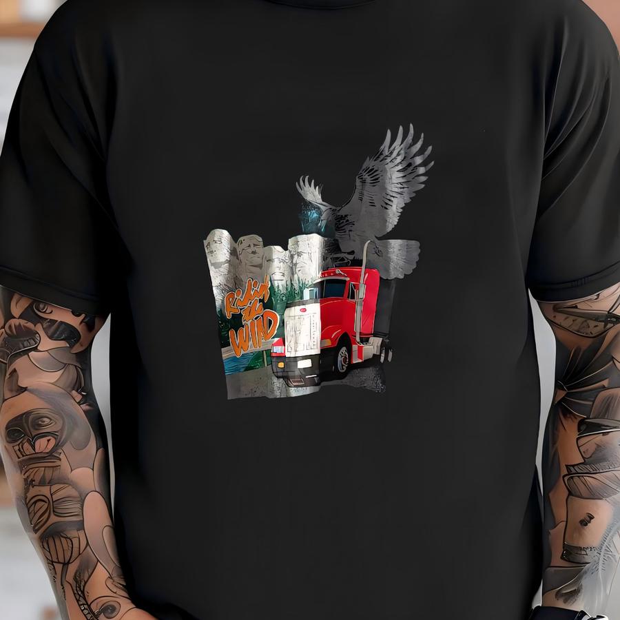 Vintage 1990’s Single Stitch Riding The West Motorcycle Graphic Tee - Large T-shirt