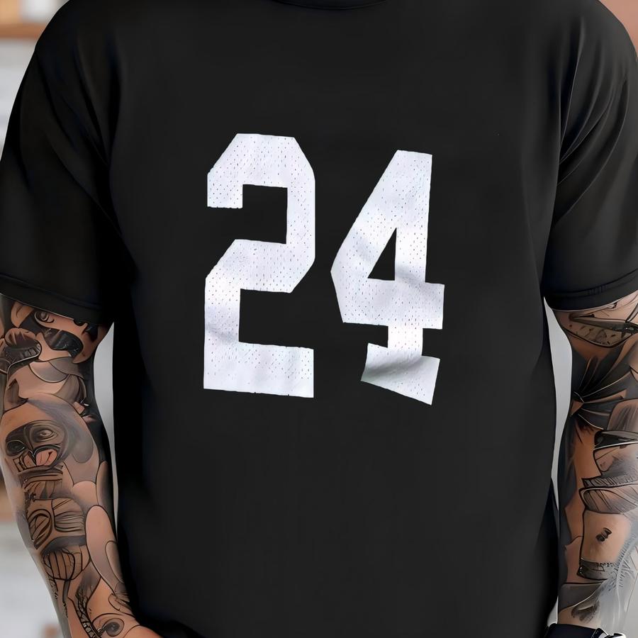 Vintage 90’s Green Bay #24 Football Custom Crop Jersey T-shirt