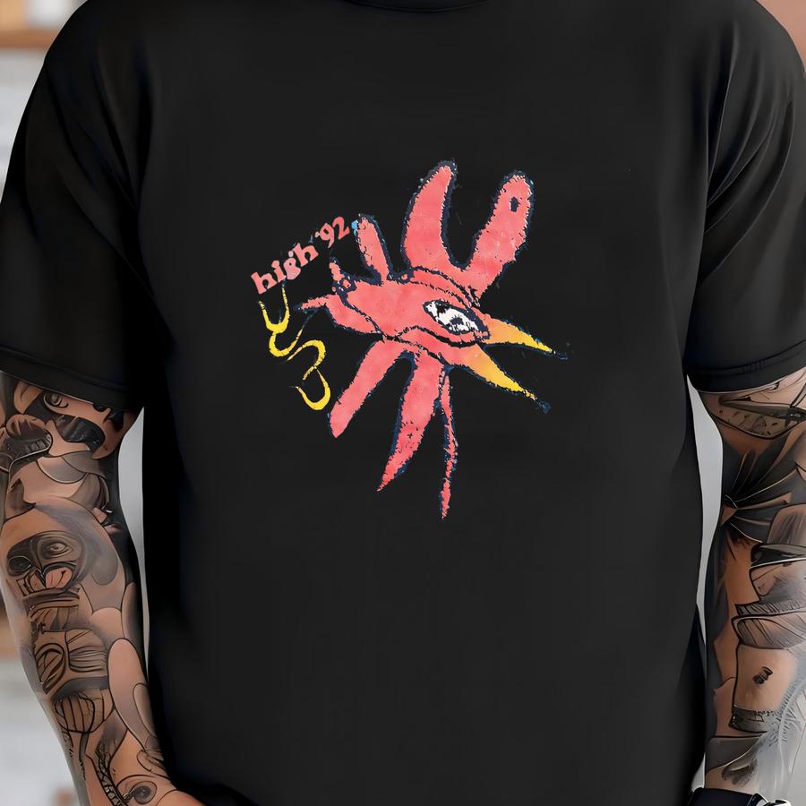 Vintage 1992 The Cure High The Wish Music Concert Tour Graphic Shirt Usa Size Xl T-shirt