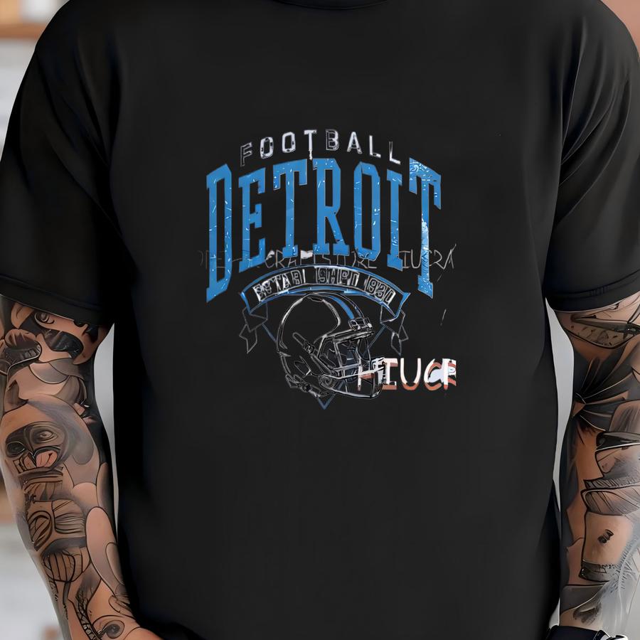 Vintage Detroit Football Toddler Tee, Retro Toddler Tee,detroit Football Youth Shirt , Kids Graphic Tee, Football Toddler T-shirt