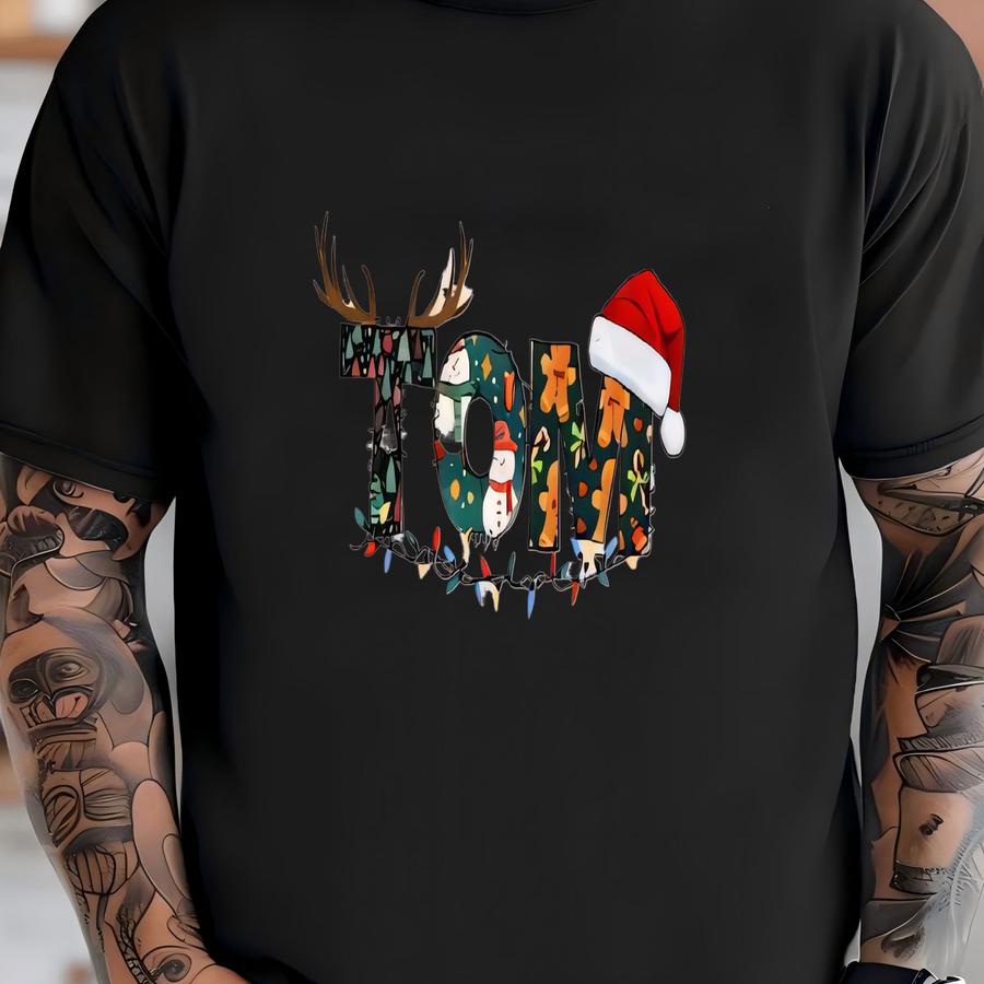 Custom Christmas Family Name 2025 Shirt, Christmas 2025 Shirt, Christmas Family Pajamas, Christmas Shirts, Personalized Christmas Shirt T-shirt