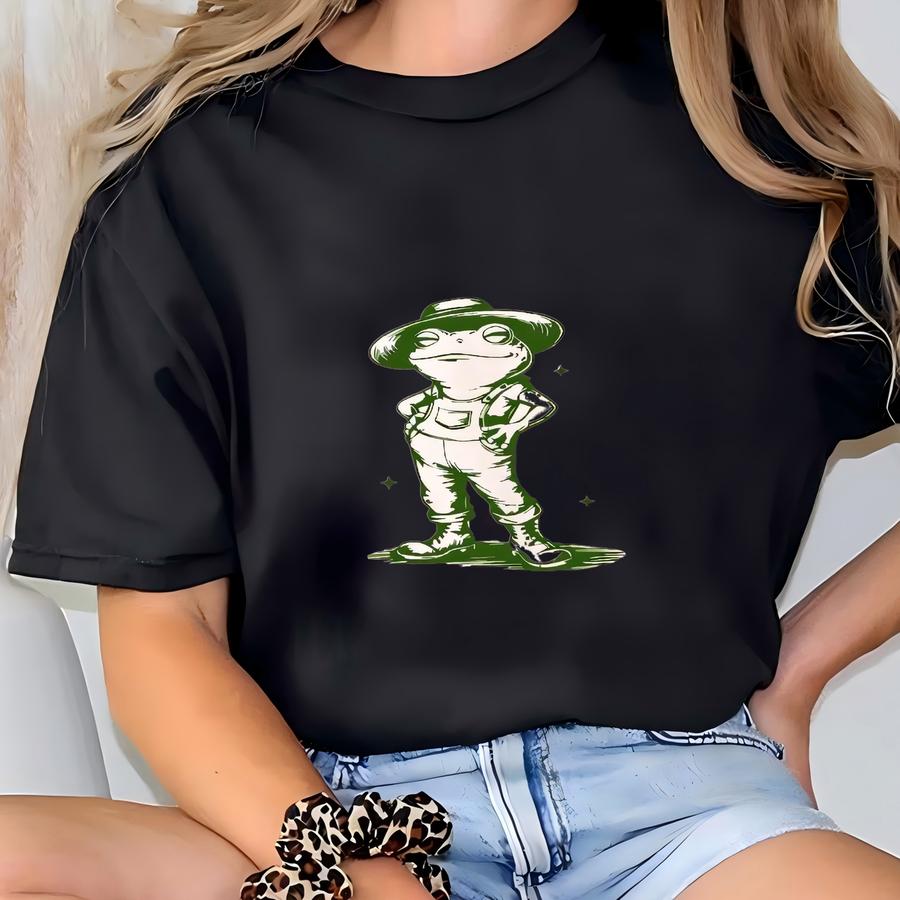 Y'all Mind If I Do Some Lollygagging Shirt,retro Frog Shirt, Cute Gift Tee, Frog Lover Hoodie, Vintage Shirt, Back And Front Comfort Color T-shirt