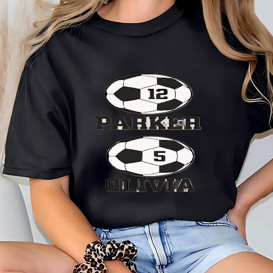 Soccer Dad Sweatshirt Custom Soccer Sweater With Player Names And Numbers Personalized Soccer Dad Pullover Soccer Gift For Fathers Day T-shirt