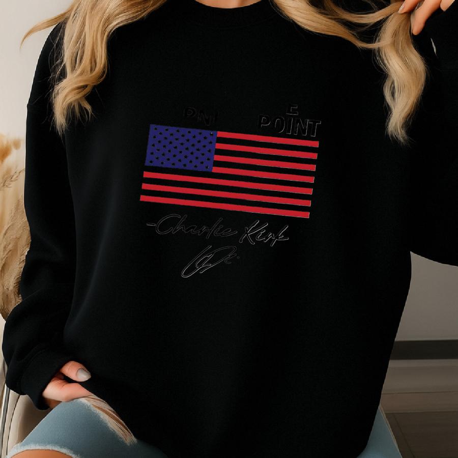 ® Turning Point Memorial Tshirt, Patriotic Freedom Shirt, Conservative American Gift, Rally Republican Merch Sweatshirt