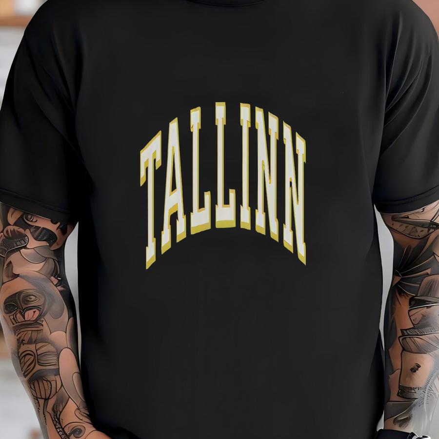 Tallinn Sweatshirt, Tallinn Shirt, Estonia Gift, Talinn Gift, Tallinn Holiday, Pullover, Sweater, T-shirt