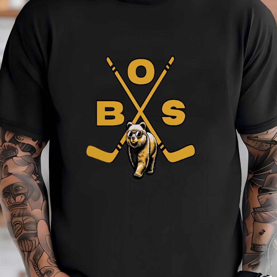 Boston Hockey Unisex Apparel, Mens Womens Hoodie, Crewneck Sweatshirt, Hoodie, Gift For Sports Fan, Game Day Outfit, Bos Hockey Sticks T-shirt