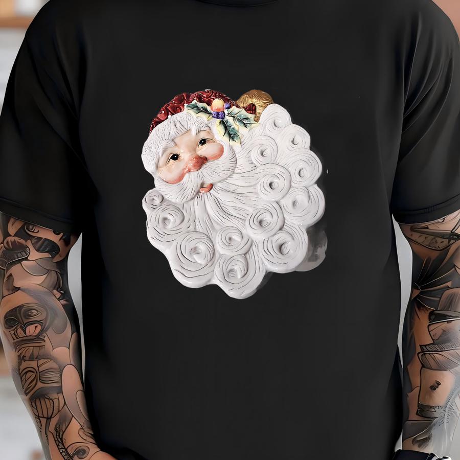 Fitz And Floyd Santa Canapé Plate With Box – Vintage Christmas Holiday Serving Dish, Gift-ready T-shirt