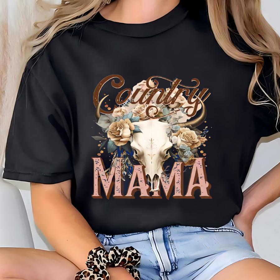 Country Mama Shirt, Western Mama Sweatshirt, Western Mama Shirt, Mothers Day Gift, Mothers Day Shirt, Gift For Mom, Mama Gift, Mama Shirt T-shirt