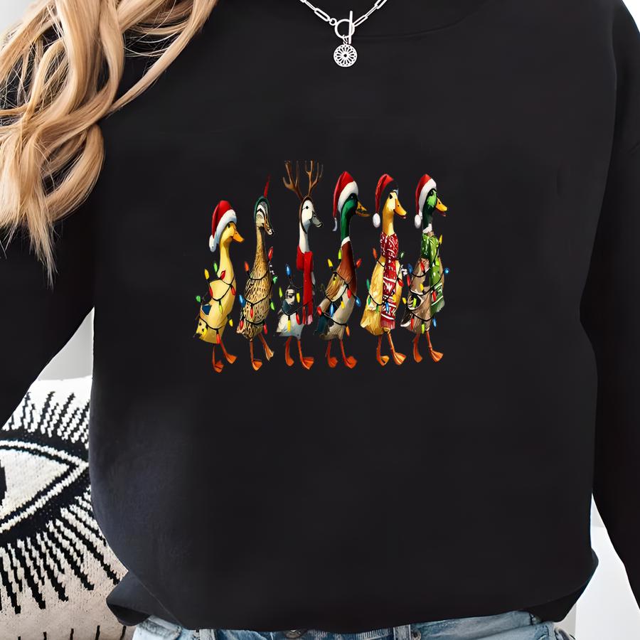 Just A Jolly Goose Sweatshirt, Christmas Goose Shirt, Sweatshirt