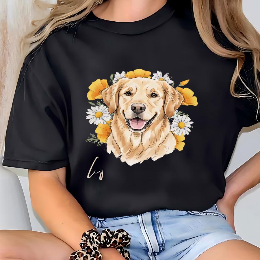 ® Golden Retriever Shirt Life Is Golden Tshirt Golden Mom Tee Dog Lover Gift Golden Dog Tshirt Pet Loss Gift Pet Memorial Gift T-shirt