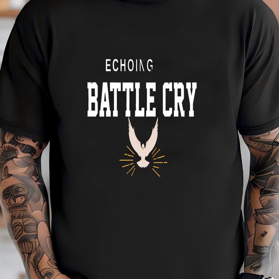 Echoing Her Battle Cry Erika Kirk Hoodie, Women's Sweatshirt, Echoing Her Battle Cry Hoodie, Clothing T-shirt
