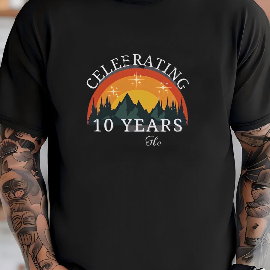Personalized Mountain Anniversary Shirt - Couple Gift T-shirt