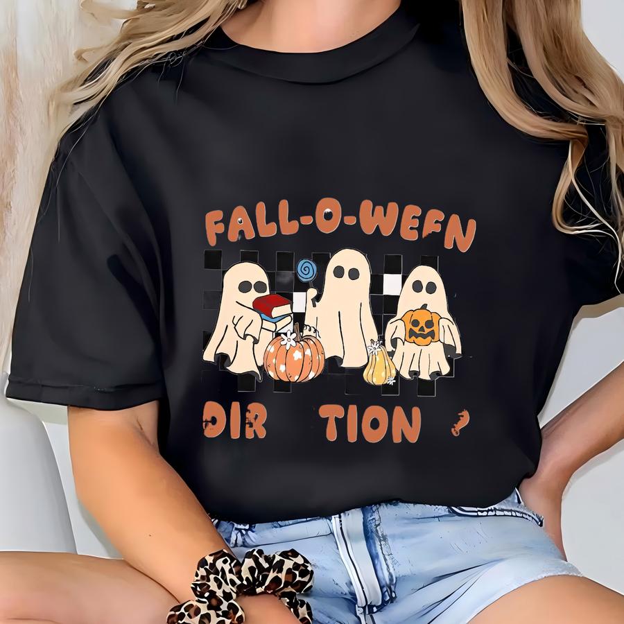 Teacher Halloween Shirt Halloween Teacher Shirt Trick Or Treat Spooky Teacher Tshirt Ghost Teacher Shirt Funny Teacher Shirt T-shirt