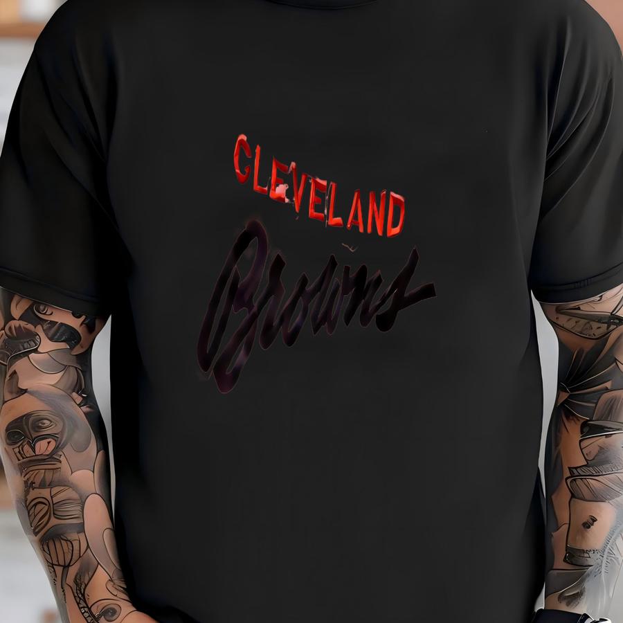 Vintage 90’s Cleveland Browns Football Custom Dyed Crewneck Sweatshirt Medium T-shirt