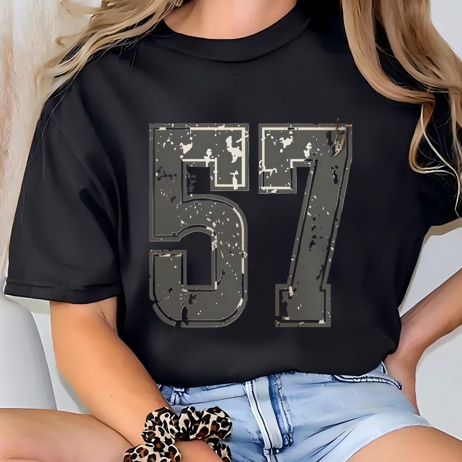 Custom Soccer Number Sweatshirt, Soccer Number Sweater, Soccer Game Day Sweatshirt, Proud Soccer Mom Gift, Custom Sports Number Shirt T-shirt
