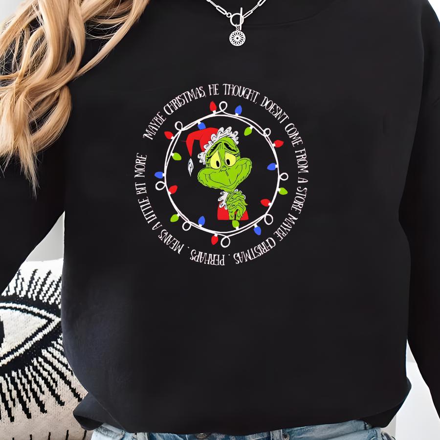 Meaning Of Christmas Sweatshirt, Christmas Hoodie, Funny Xmas Shirt, Family Christmas Hoodie, Merry Mas Sweatshirt Sweatshirt