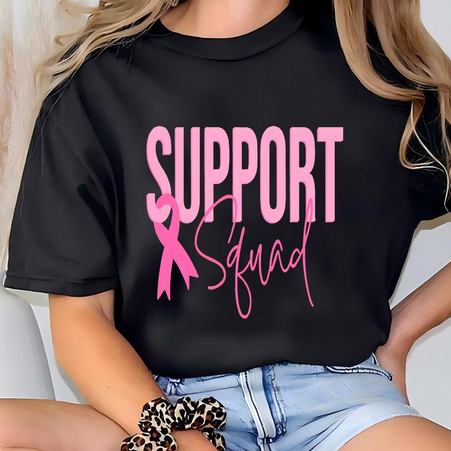 Breast Cancer Awareness Shirt: Support Team Tee T-shirt