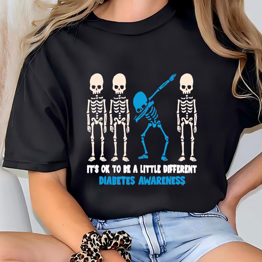 Diabetes Awareness Shirt, Diabetes Support Crewneck, Diabetes Warrior Shirt, Awareness Month Gift, Custom Diabetic Friend Gift T-shirt