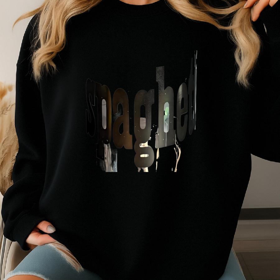 Vintage Triomphe Spaghetti Glass Jar Canister 2 Liter Wire Bale Closure Sweatshirt