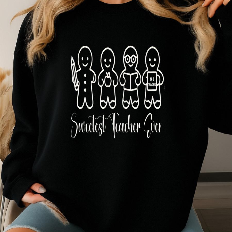 Teacher Christmas Spirit Crewneck, Christmas Gift For Teacher, Xmas Teacher Sweatshirt, Funny Teacher Holiday Shirt, Teacher Party Sweater Sweatshirt