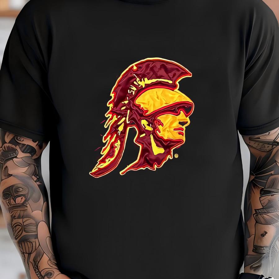 Vintage 1990s Starter University Of Southern California Usc Trojans Full Zip Windbreaker Jacket (size Adult Xl) T-shirt